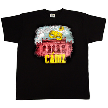 Camiseta FALLA _ CADIZ_Color Negro