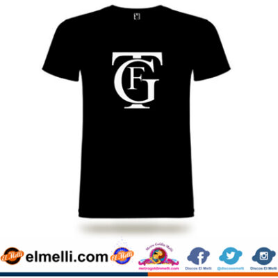 CAMISETA LOGO GTF Negra _ TALLA XS