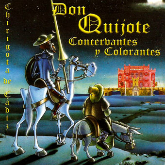 DON QUIJOTE CONCERVANTES Y COLORANTES