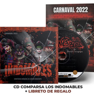 LOS INDOMABLES. CD  + LIBRETO 2022 David Carapapa