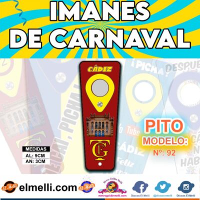 IMANES DE CARNAVAL MOD:92 CADIZ _ GTF