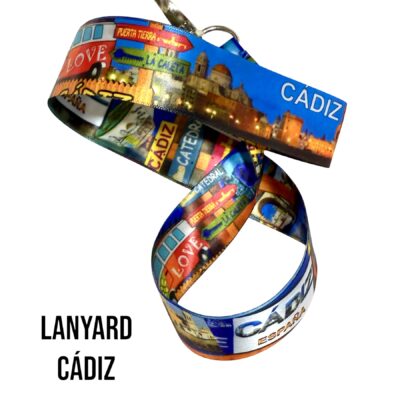 LANYARD CÁDIZ. Con imagines de la Ciudad