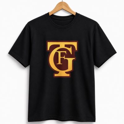GTF LOGO. CAMISETA NEGRA